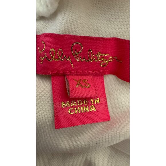 Lilly Pulitzer Size XS White Lace Off-Shoulder Dress Nylon & Polyester - Picture 4 of 16